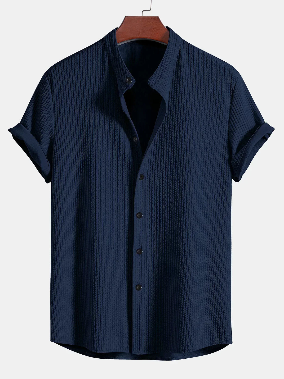 Men's Breathable Cotton Shirt with Classic Design