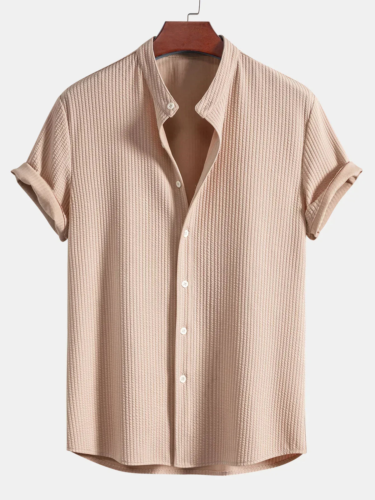 Men's Breathable Cotton Shirt with Classic Design