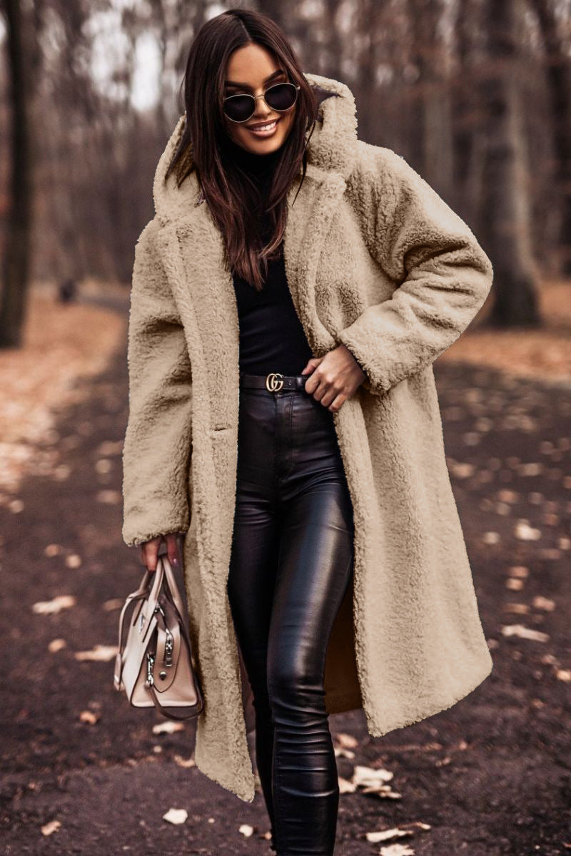 Women's Soft Relaxed-Fit Coat for Layering