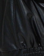 Women's Relaxed-Fit PU Leather Jacket for Casual Wear