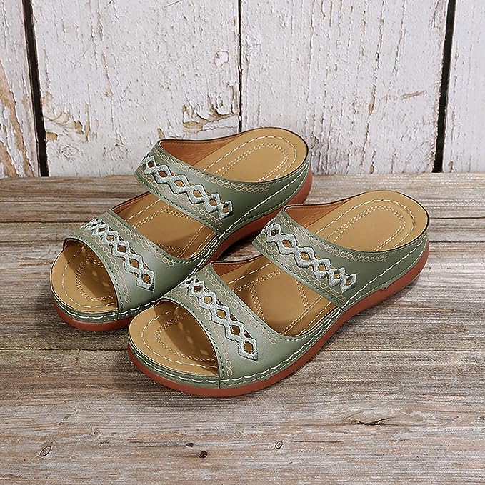 Women's Orthopaedic Sandals with Thick Cushioned Sole and Arch Support