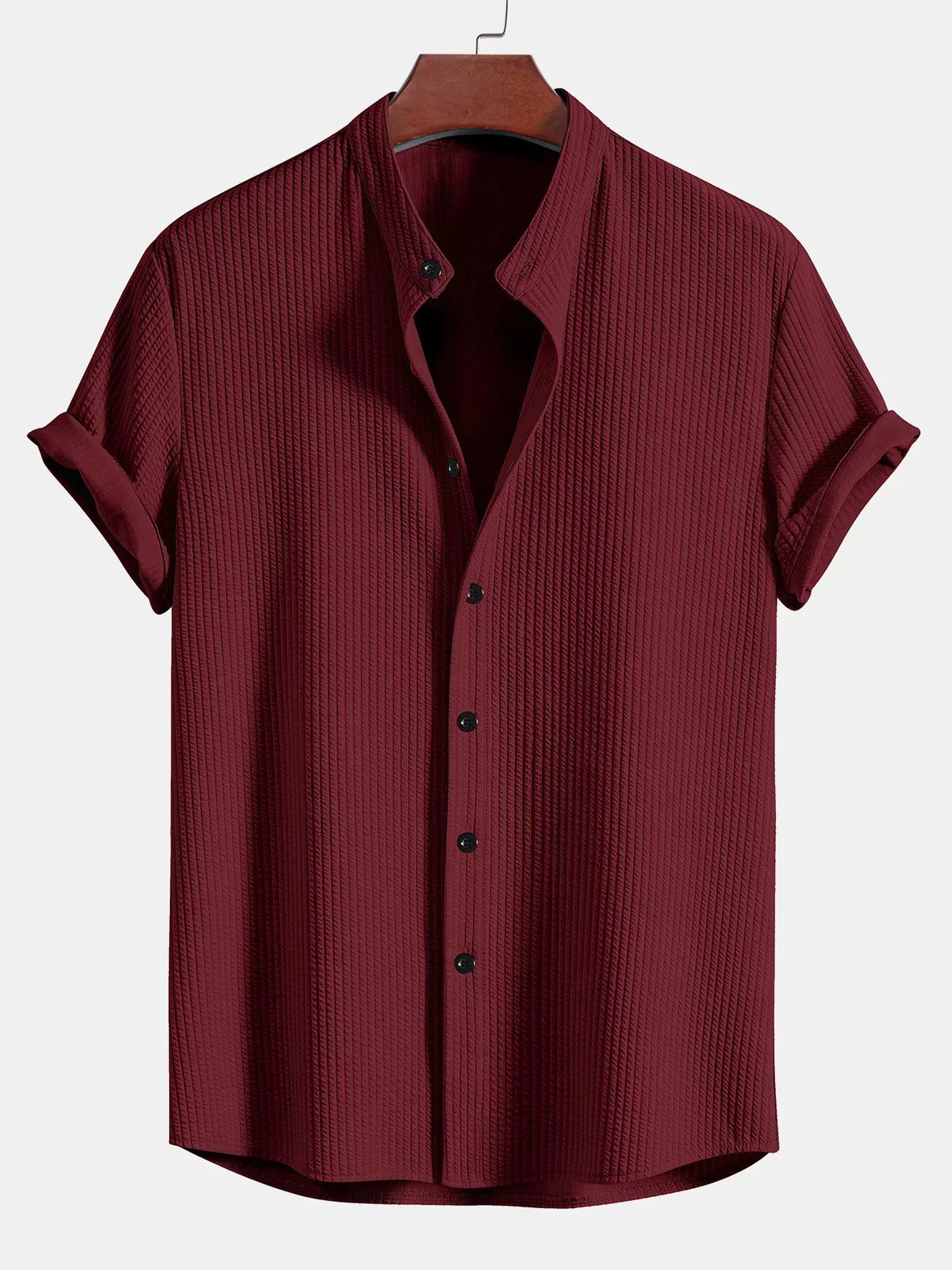 Men's Breathable Cotton Shirt with Classic Design