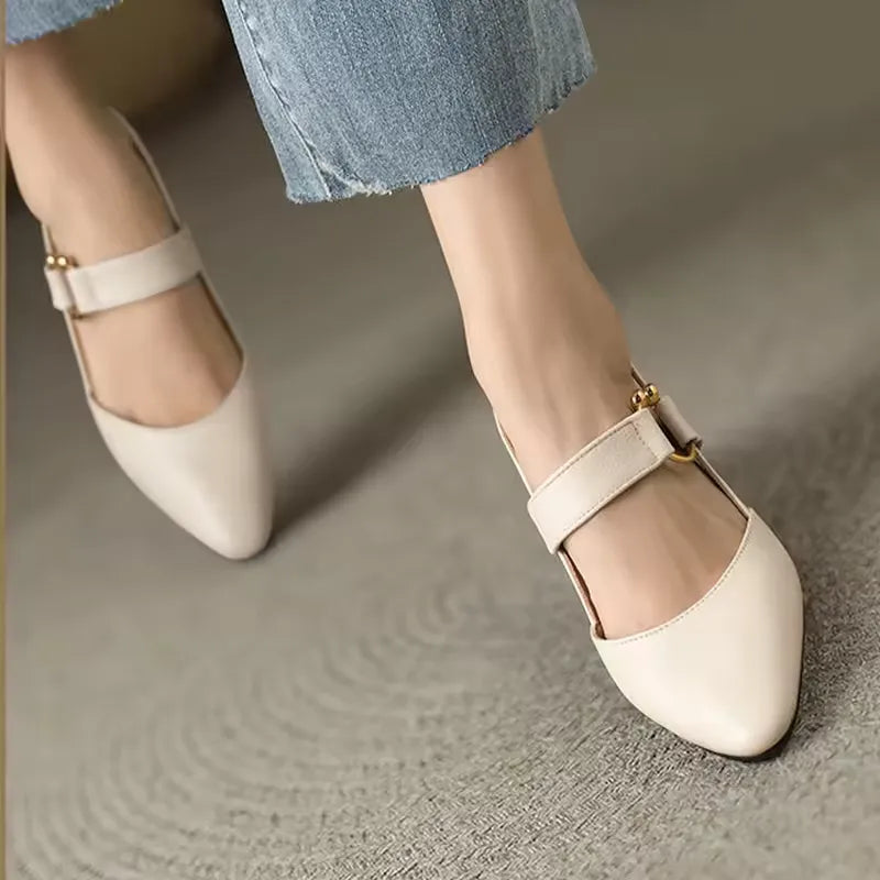 Women's Ergonomic Cushioned Heels with Extra Wide Heel