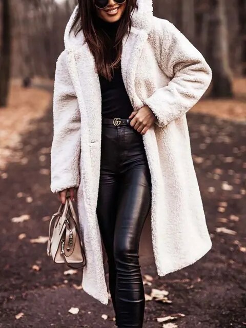 Women's Soft Relaxed-Fit Coat for Layering