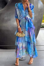 Women's Lightweight Chiffon Dress with Flowing Silhouette
