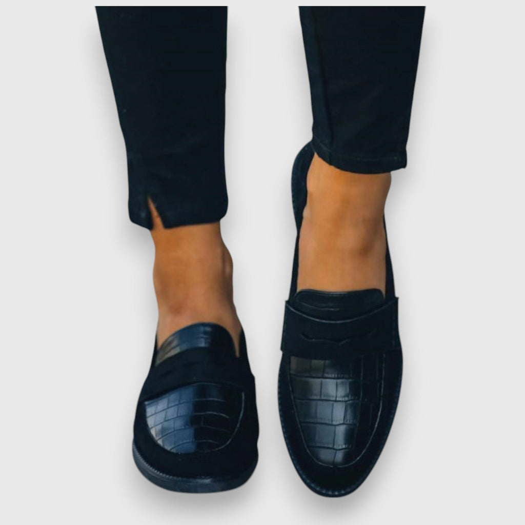 Women's Orthopedic Slip-On Loafers with Padded Insoles and Soft Lining