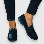 Women's Orthopedic Slip-On Loafers with Padded Insoles and Soft Lining