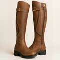 Women's Waterproof Boots with Slip-Resistant Sole and Adjustable Fit