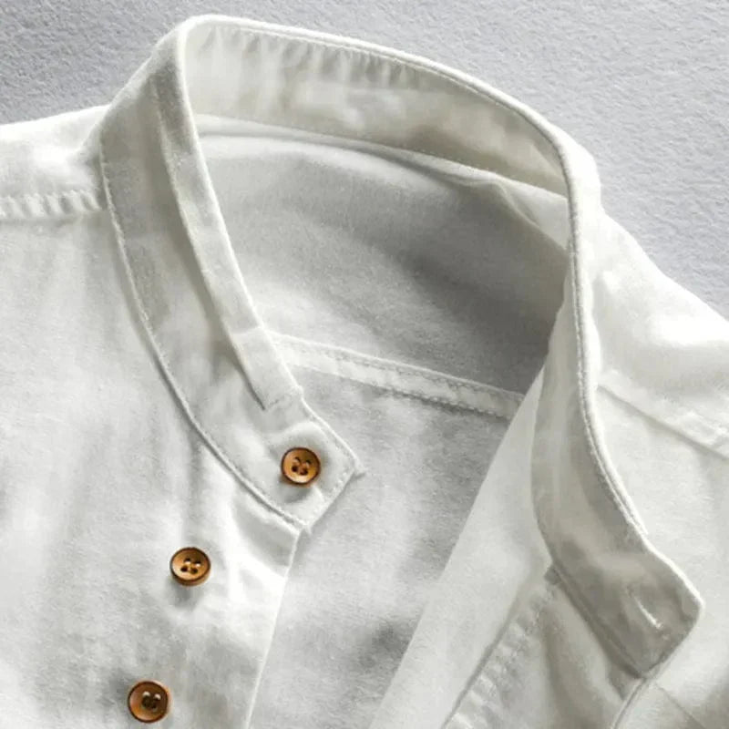 Men's Japanese-Style Shirt with Katana-Inspired Print