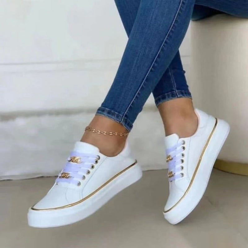 Women's Arch-Support Orthopedic Shoes with Anti-Slip Sole and 4 cm Heel