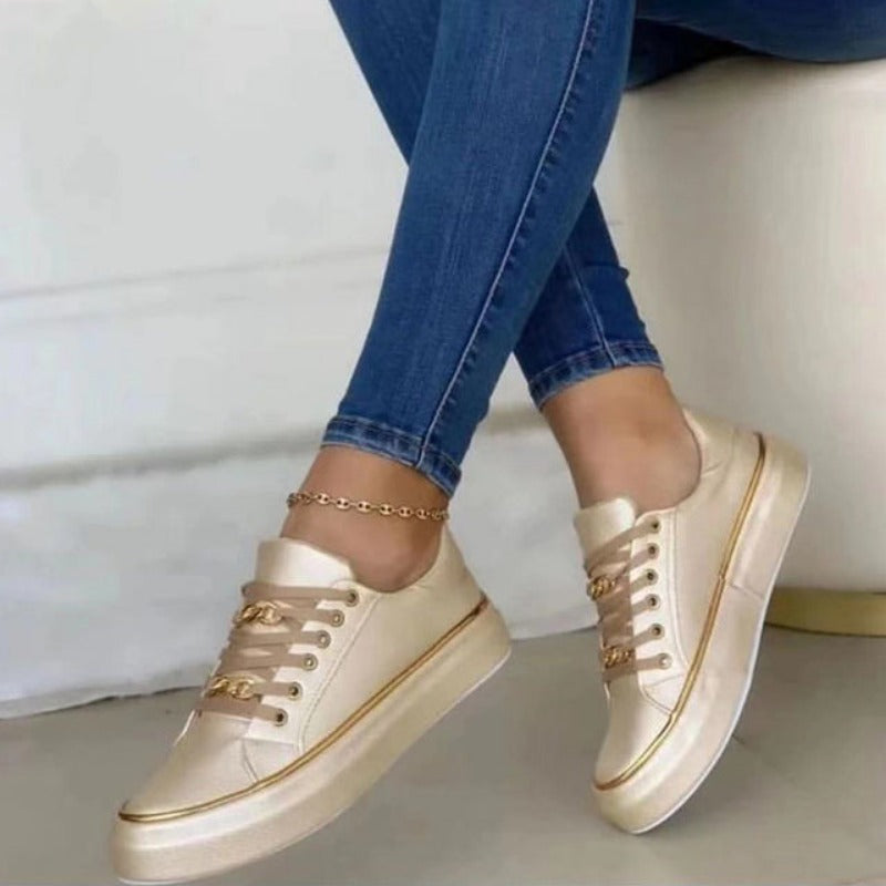 Women's Arch-Support Orthopedic Shoes with Anti-Slip Sole and 4 cm Heel