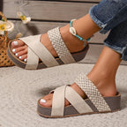 Women's Orthopaedic Leather Sandals with Non-Slip Sole
