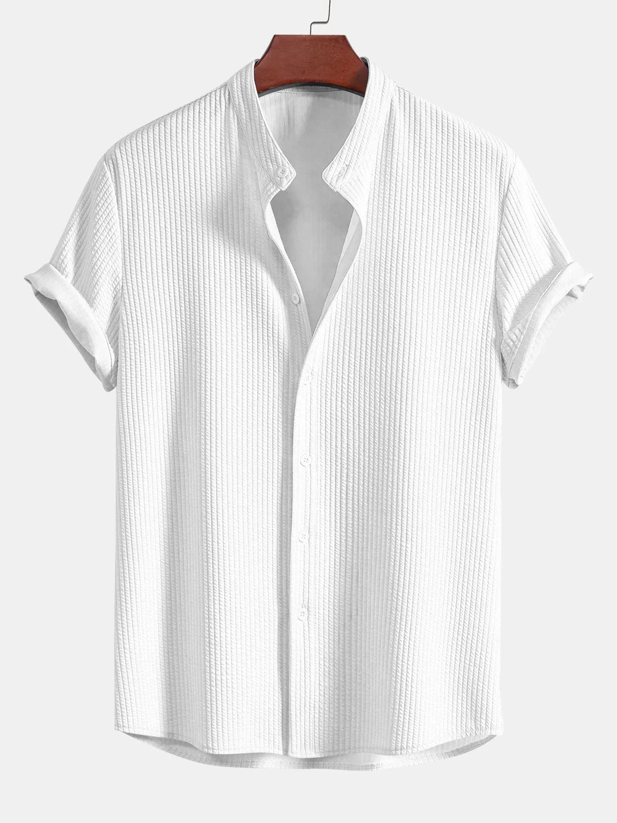 Men's Breathable Cotton Shirt with Classic Design