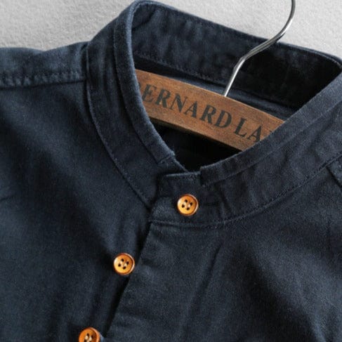 Men's Japanese-Style Shirt with Katana-Inspired Print