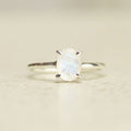 Lunara maansteen ring 925 zilver