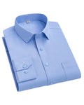 Men's Cotton Dress Shirt Long Sleeve Business Office