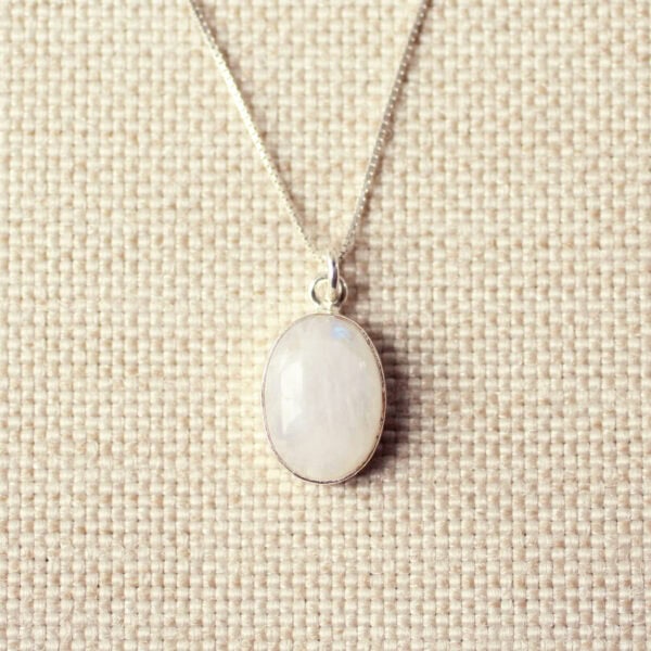 Ophelia maansteen ketting 925 zilver