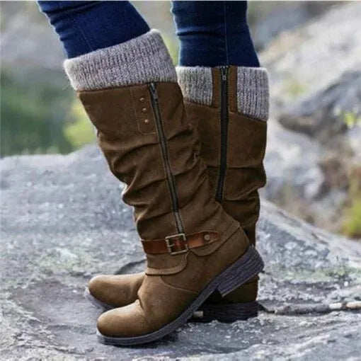 Women's Orthopedic Boots with Gel-Infused 4cm Sole