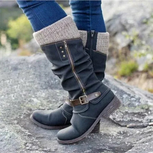 Women's Orthopedic Boots with Gel-Infused 4cm Sole