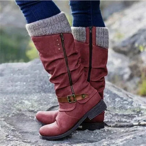 Women's Orthopedic Boots with Gel-Infused 4cm Sole