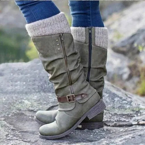 Women's Orthopedic Boots with Gel-Infused 4cm Sole