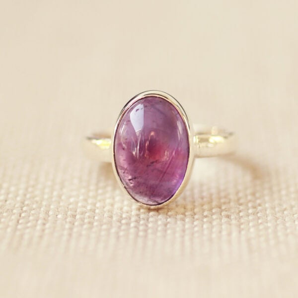 Selora amethist ring 925 zilver