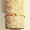 Solis citrien armband 925 zilver gold plated