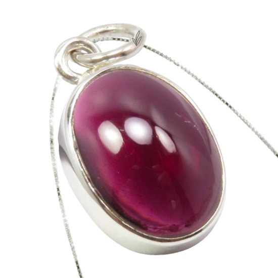 Vespera granaat ketting 925 zilver