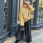 Women's City Chic Sequin Tweed Blazer Jacket