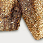 Women's City Chic Sequin Tweed Blazer Jacket