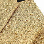 Women's City Chic Sequin Tweed Blazer Jacket