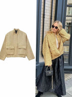 Women's City Chic Sequin Tweed Blazer Jacket