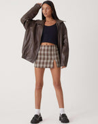 Women's Relaxed-Fit PU Leather Jacket for Casual Wear